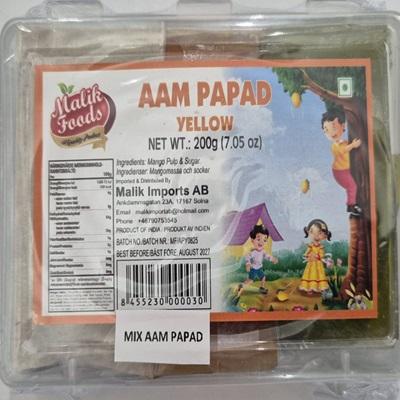 Aam papad 200g Malik Foods